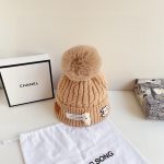 シャネル 秋冬用の暖かい ニットキャップ cap 帽 レディース 2210XMJ60-CHM4762