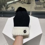 シャネル 秋冬用の暖かい ニットキャップ cap 帽 レディース 2210XMJ65-CHM4764