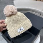 シャネル 秋冬用の暖かい ニットキャップ cap 帽 レディース 2210XMJ60-CHM4767