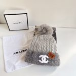 シャネル 秋冬用の暖かい ニットキャップ cap 帽 レディース 2210XMJ60-CHM4774