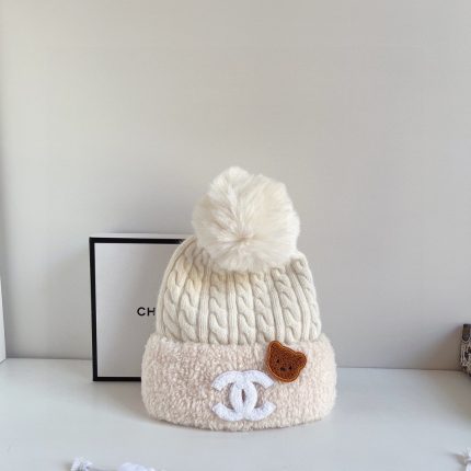 シャネル 秋冬用の暖かい ニットキャップ cap 帽 レディース 2210XMJ60-CHM4777