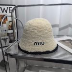 ミュウミュウ 優れた品質と低価格 バケットハット cap 2210XMJ50-MIUM4924