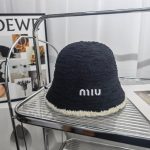 ミュウミュウ 優れた品質と低価格 バケットハット cap 2210XMJ50-MIUM4925