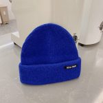 ミュウミュウ 優れた品質と低価格 ニットキャップ cap 2210XMJ60-MIUM4926