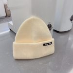 ミュウミュウ 優れた品質と低価格 ニットキャップ cap 2210XMJ60-MIUM4929