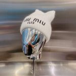 ミュウミュウ 優れた品質と低価格 ニットキャップ cap 2210XMJ-MIUM4932