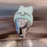 ミュウミュウ 優れた品質と低価格 ニットキャップ cap 2210XMJ-MIUM4933