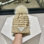 プラダ 秋冬用の暖かい ニットキャップ cap 2210XMJ65-PRAM4996