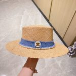 シャネル 大人気定番商品☆ ストローハット cap 2306LGJ73-CH6123