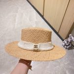 シャネル 大人気定番商品☆ ストローハット cap 2306LGJ73-CH6124