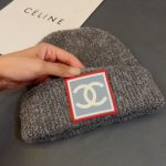 シャネル 秋冬用の暖かい ニットキャップ cap 帽 2210XMJ60-CHM4785 - 画像 (4)