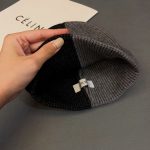 クリスチャンディオール 秋冬用の暖かい ニットキャップ cap 2210XMJ55-DIM4828 - 画像 (4)