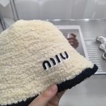 ミュウミュウ 優れた品質と低価格 バケットハット cap 2210XMJ50-MIUM4924 - 画像 (3)