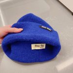 ミュウミュウ 優れた品質と低価格 ニットキャップ cap 2210XMJ60-MIUM4926 - 画像 (5)