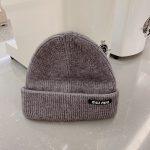 ミュウミュウ 優れた品質と低価格 ニットキャップ cap 2210XMJ60-MIUM4927 - 画像 (3)