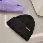 ミュウミュウ 優れた品質と低価格 ニットキャップ cap 2210XMJ60-MIUM4928 - 画像 (5)