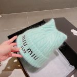 ミュウミュウ 優れた品質と低価格 ニットキャップ cap 2210XMJ-MIUM4933 - 画像 (3)