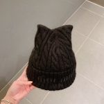 ミュウミュウ 優れた品質と低価格 ニットキャップ cap 2210XMJ-MIUM4934 - 画像 (3)