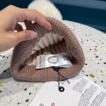モンクレール 秋冬用の暖かい ニットキャップ cap 2210XMJ60-MOM5011 - 画像 (4)