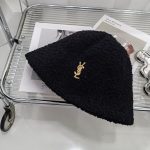 イヴ サンローラン秋冬用 ☆美品☆ バケットハット cap 2210XMJ50-YSLM5081 - 画像 (3)