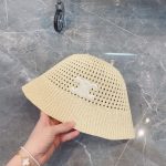 セリーヌ ☆夏新作☆ 編む バケットハット cap 2024BKJ50-CE0398 - 画像 (3)