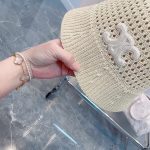 セリーヌ ☆夏新作☆ 編む バケットハット cap 2024BKJ50-CE0398 - 画像 (5)