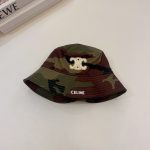 セリーヌ ☆個性的なデザインが バケットハット cap 2024BKJ65-CE0438 - 画像 (3)