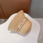 クリスチャンディオール 夏の新作 ストローハット cap 2306LGJ65-DI6250 - 画像 (3)
