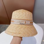 クリスチャンディオール 夏の新作 ストローハット cap 2306LGJ65-DI6250 - 画像 (4)