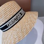 クリスチャンディオール 夏の新作 ストローハット cap 2306LGJ65-DI6251 - 画像 (4)