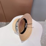 クリスチャンディオール 夏の新作 ストローハット cap 2306LGJ65-DI6251 - 画像 (6)